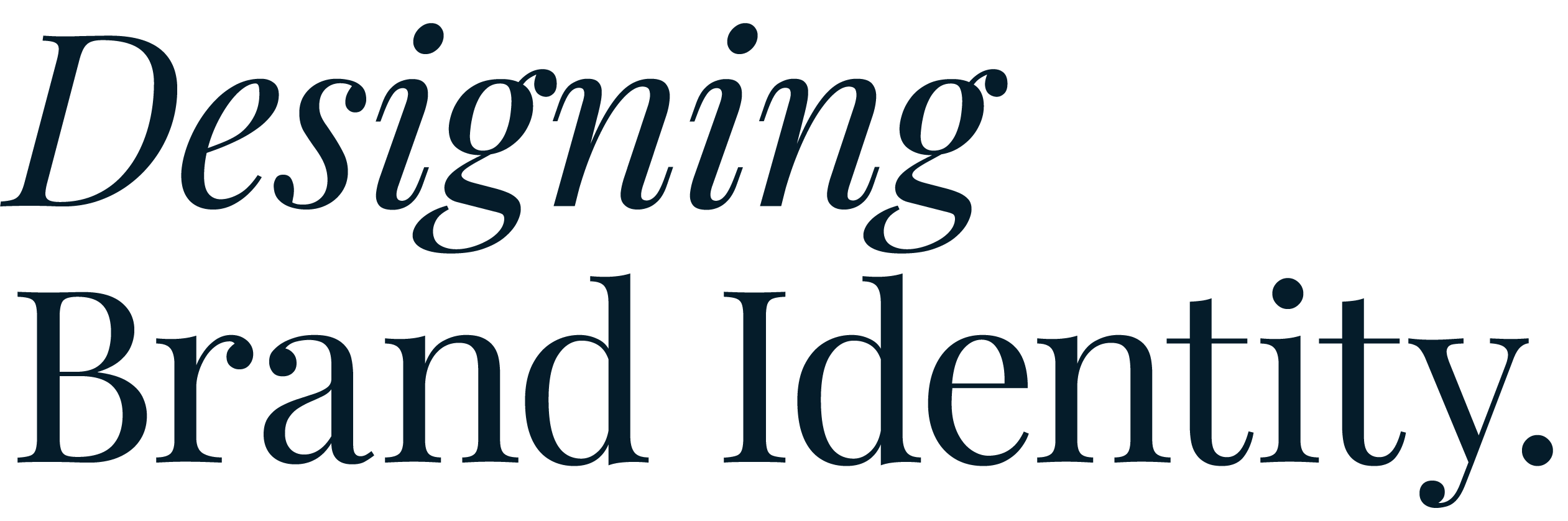 DESIGNING BRAND IDENTITY